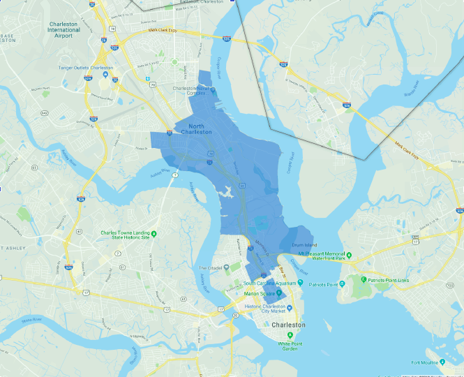 Sc Opportunity Zone Map Charleston O Fund Lp - Sanctuary Investment Group | Charleston, Sc